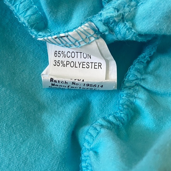 Blue Ruffled Girls Tunic - Picture 2 of 3